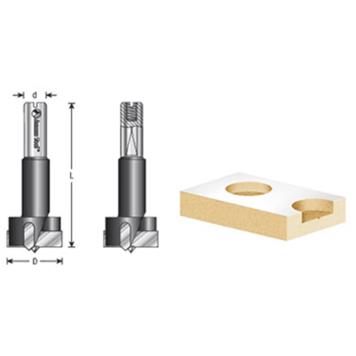 Get Accurate Hinge Boring with Amana's 25mm x 57mm Boring Bit