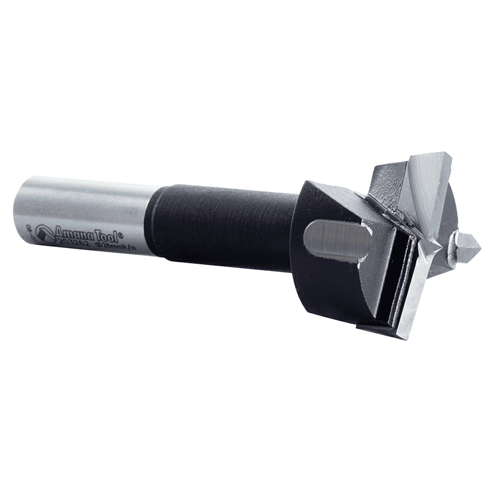 Efficient Hinge Boring Bit with 26mm Cutting Diameter and 10mm Shank - Amana