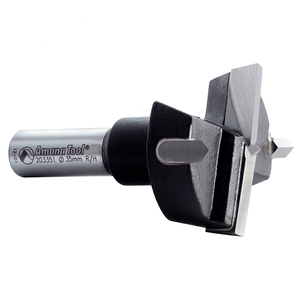 35mm x 57mm Hinge Boring Bit, Left Hand, 10mm Shank - Alt Image 2