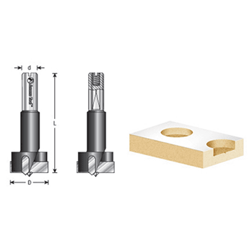 Efficient Hinge Boring Bit for Woodworking Projects