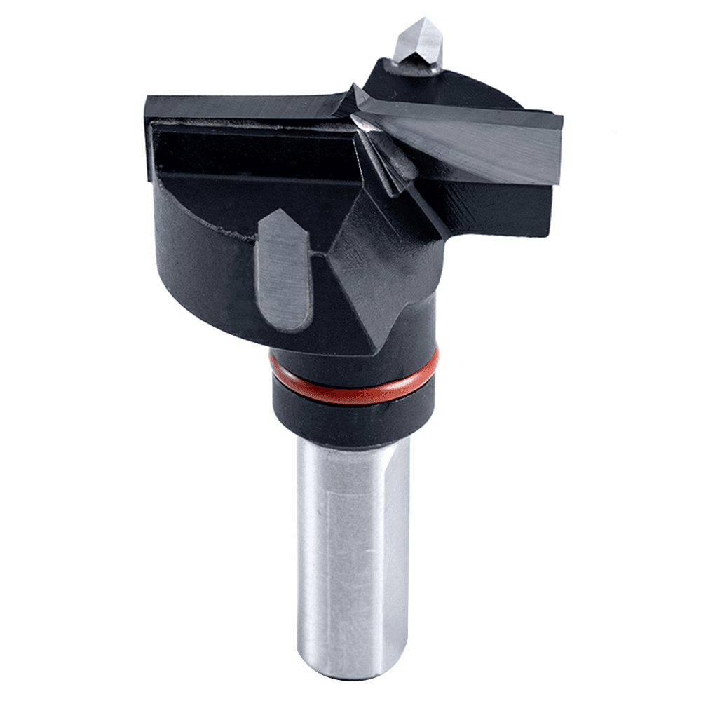 Amana 35mm x 57mm Hinge Boring Bit - Left Hand - 10mm Shank - Boring Machines & Drill Presses