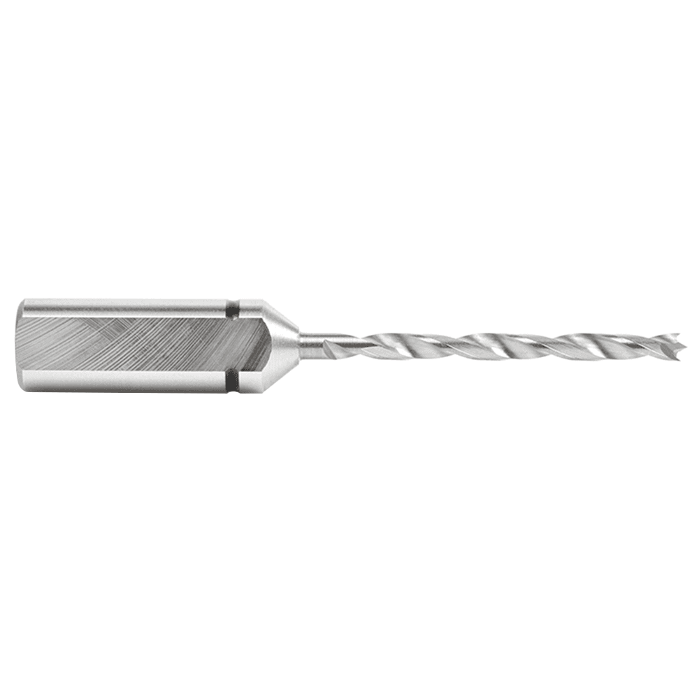 3mm x 70mm Cutting Edge Brad Point Boring Bit, Left Hand, 10mm Shank - Alt Image 1