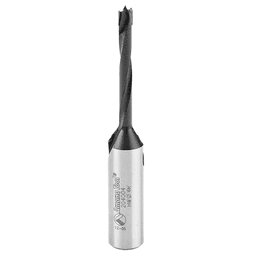 Amana 4mm Brad Point Boring Bit - Coated with PTFE - No Need to Sand Coating Off - Clears Chips Out of Hole