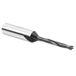 4mm x 70mm Brad Point Boring Bit, Left Hand, 10mm Shank - Alt Image 2