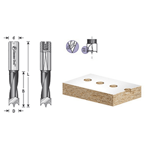 Reduce Friction with Amana Tool PTFE Coated Boring Bit