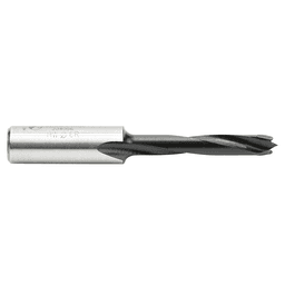 6mm x 70mm Brad Point Boring Bit, Left Hand, 10mm Shank - Alt Image 1