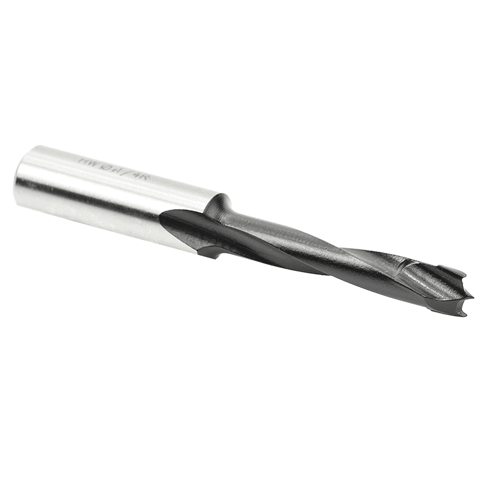 1/4" x 70mm Brad Point Boring Bit, Left Hand, 10mm Shank - Alt Image 2