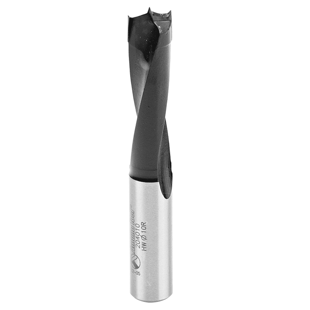 Amana 10mm x 70mm Carbide Tipped Brad Point Boring Bit, Right Hand, 10mm Shank