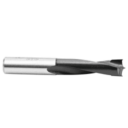 10mm x 70mm Carbide Tipped Brad Point Boring Bit, Left Hand, 10mm Shank - Alt Image 1