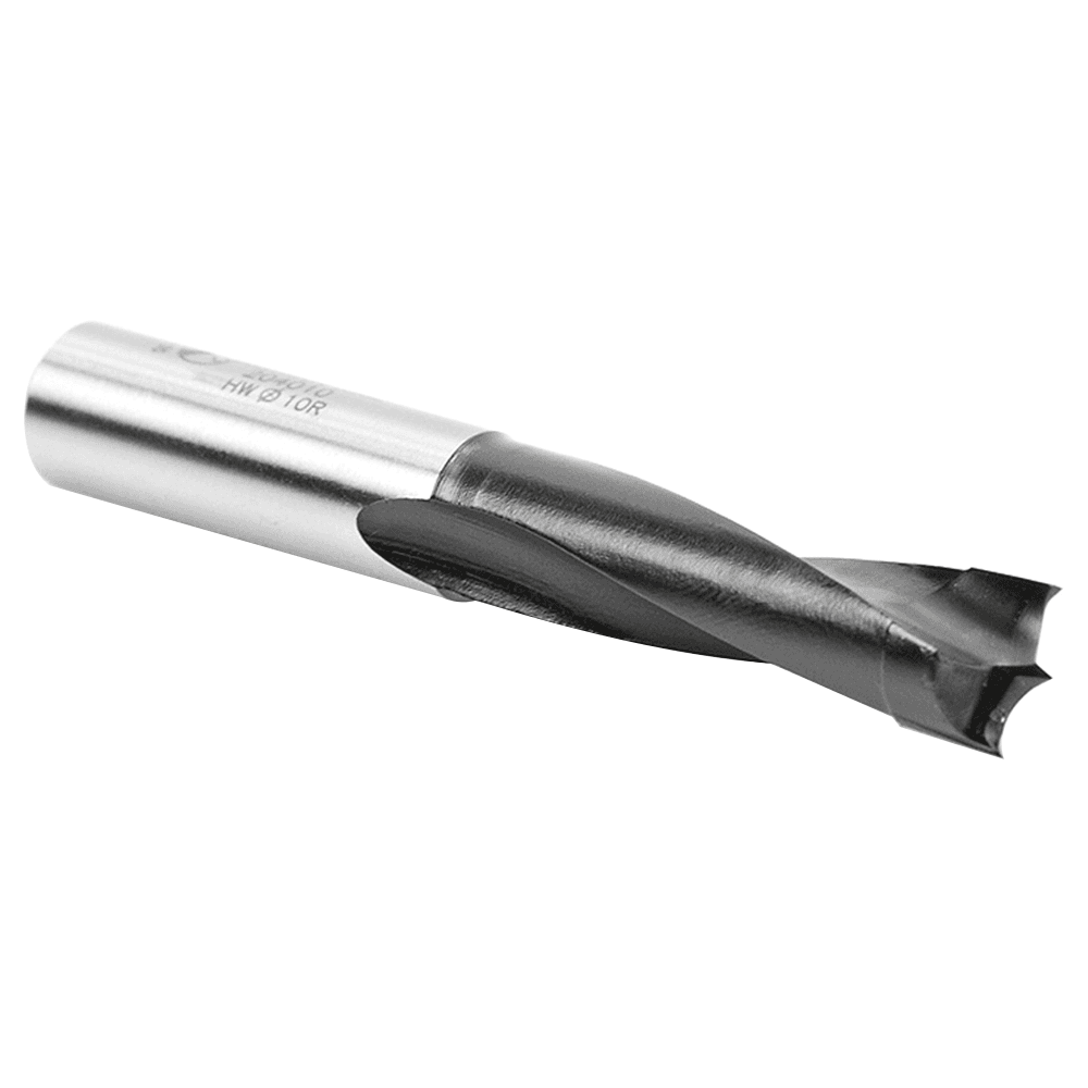 10mm x 70mm Carbide Tipped Brad Point Boring Bit, Left Hand, 10mm Shank - Alt Image 2