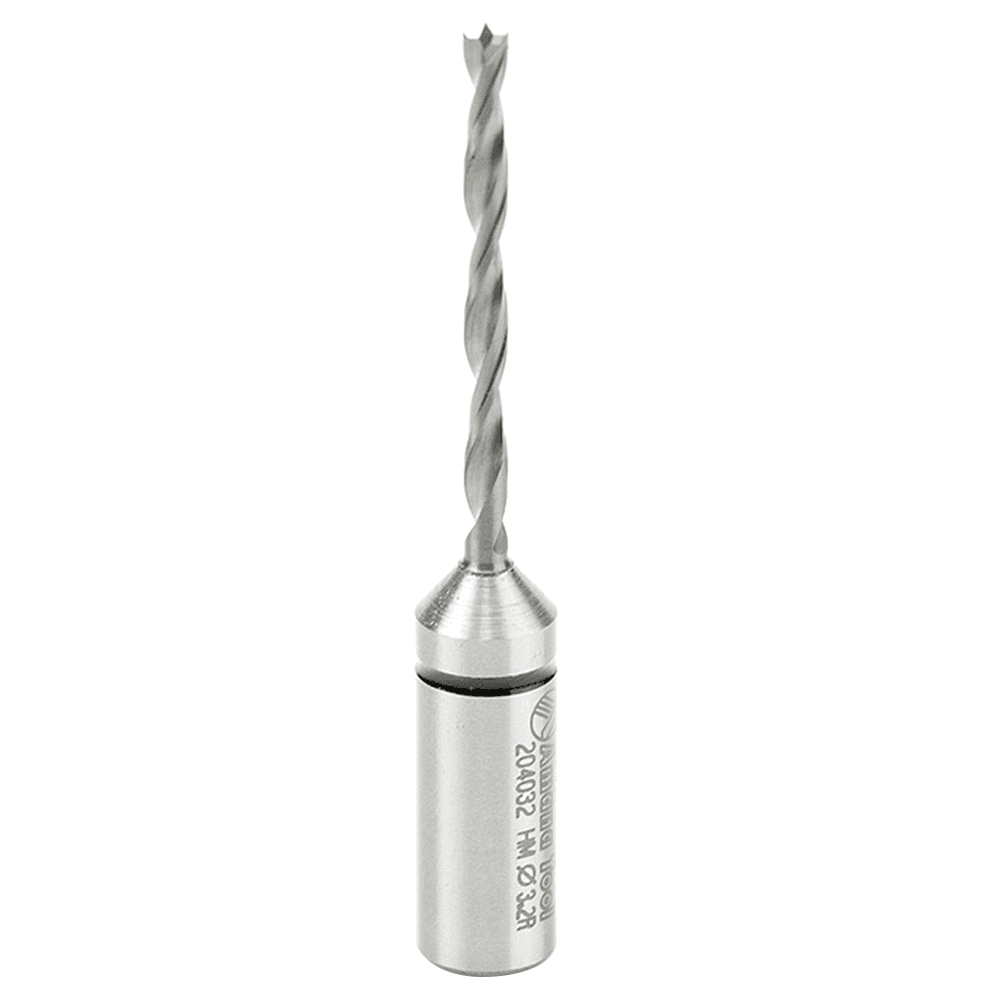 Amana 3.2mm Brad Point Boring Bit with 10mm Shank