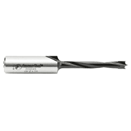 4.5mm x 70mm Brad Point Boring Bit, Left Hand, 10mm Shank - Alt Image 1