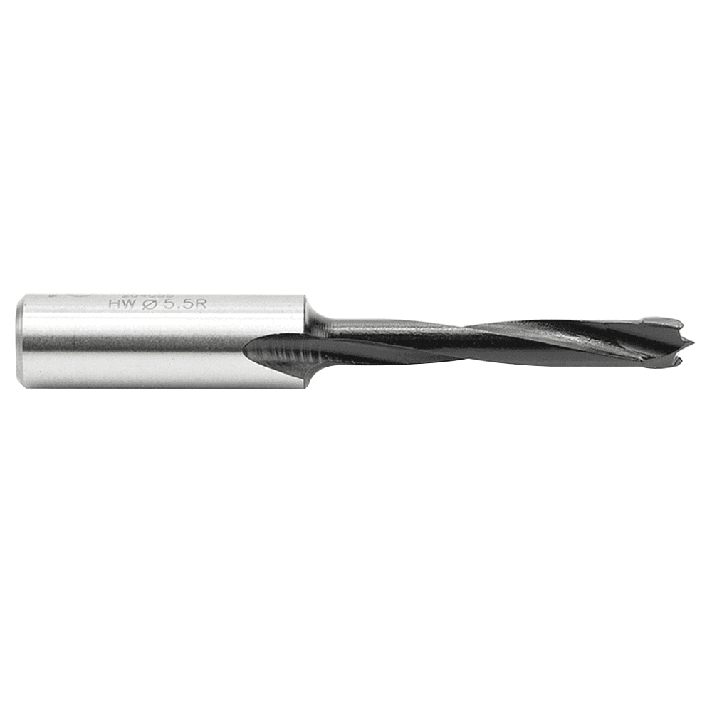 5.5mm x 70mm Brad Point Boring Bit, Left Hand, 10mm Shank - Alt Image 1