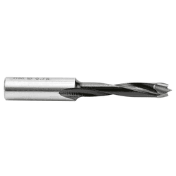 Amana Boring Bit with Enhanced Chip Clearing and Cutting Edge