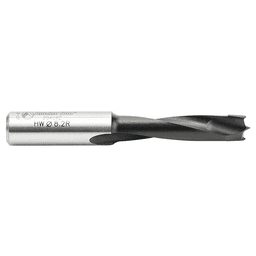 8.2mm x 70mm Brad Point Boring Bit, Left Hand, 10mm Shank - Alt Image 1