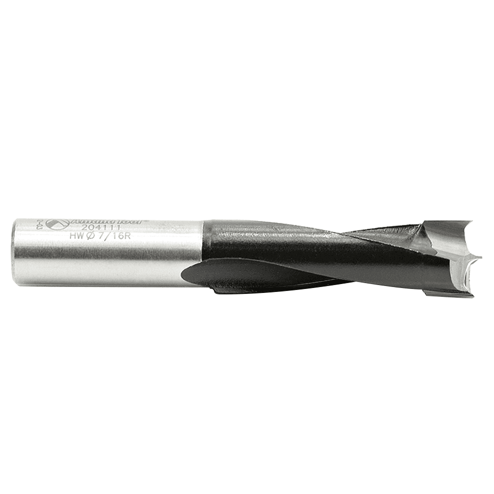 7/16" x 70mm Brad Point Boring Bit, Left Hand, 10mm Shank - Alt Image 1