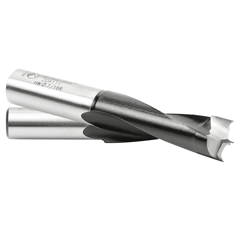 7/16" x 70mm Brad Point Boring Bit, Left Hand, 10mm Shank - Alt Image 2