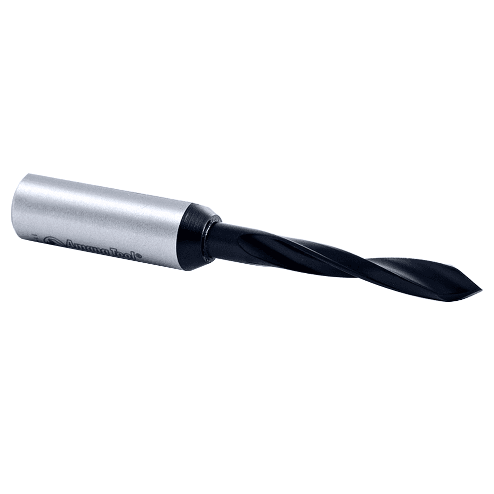 Amana Carbide Dowel Drill Boring Bit - 5mm x 70mm, Right Hand