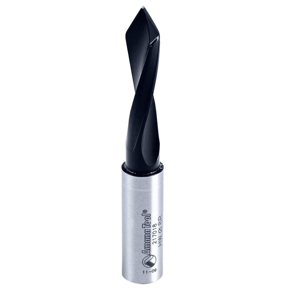 Amana 8mm x 70mm Right Hand Boring Bit with 35mm Cutting Height for Precise Drilling