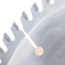Trim Blade for Veneers and Laminates in Single Sheets or Stacks with 10&#730; Hook Angle