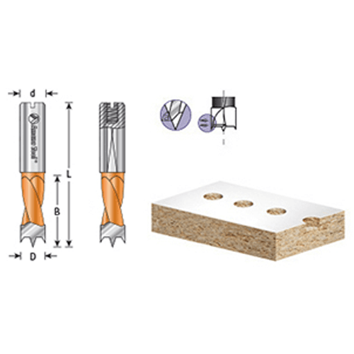 Amana Tool Dowel Drill with PTFE Coating