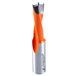 Amana 8.2mm Brad Point Boring Bit, Left Hand, 10mm Shank - Coated with PTFE, 27mm Cutting Height