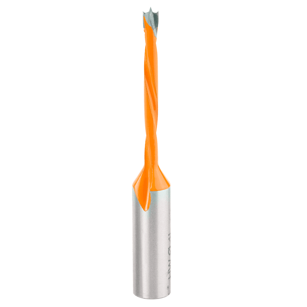 Amana 4mm Brad Point Boring Bit - Left Hand, 10mm Shank