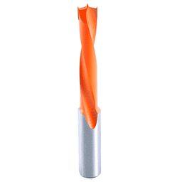 Amana 8mm Brad Point Boring Bit with Left Hand Twist, 10mm Shank