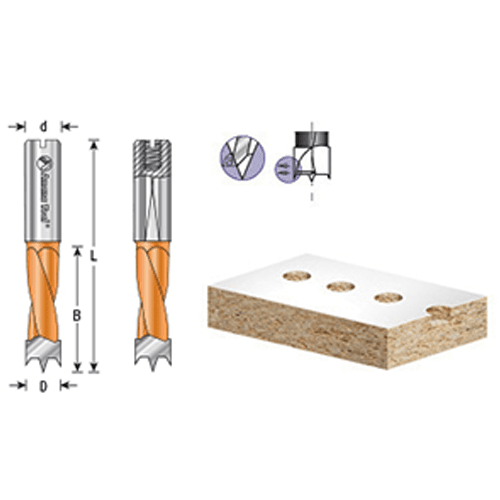 Amana Tool Longer Lasting Cutting Edge with Cool Drilling Area