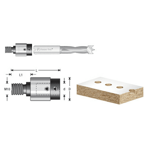 Replace Worn or Damaged Chucks with Amana 41mm Boring Machine Replacement Chuck