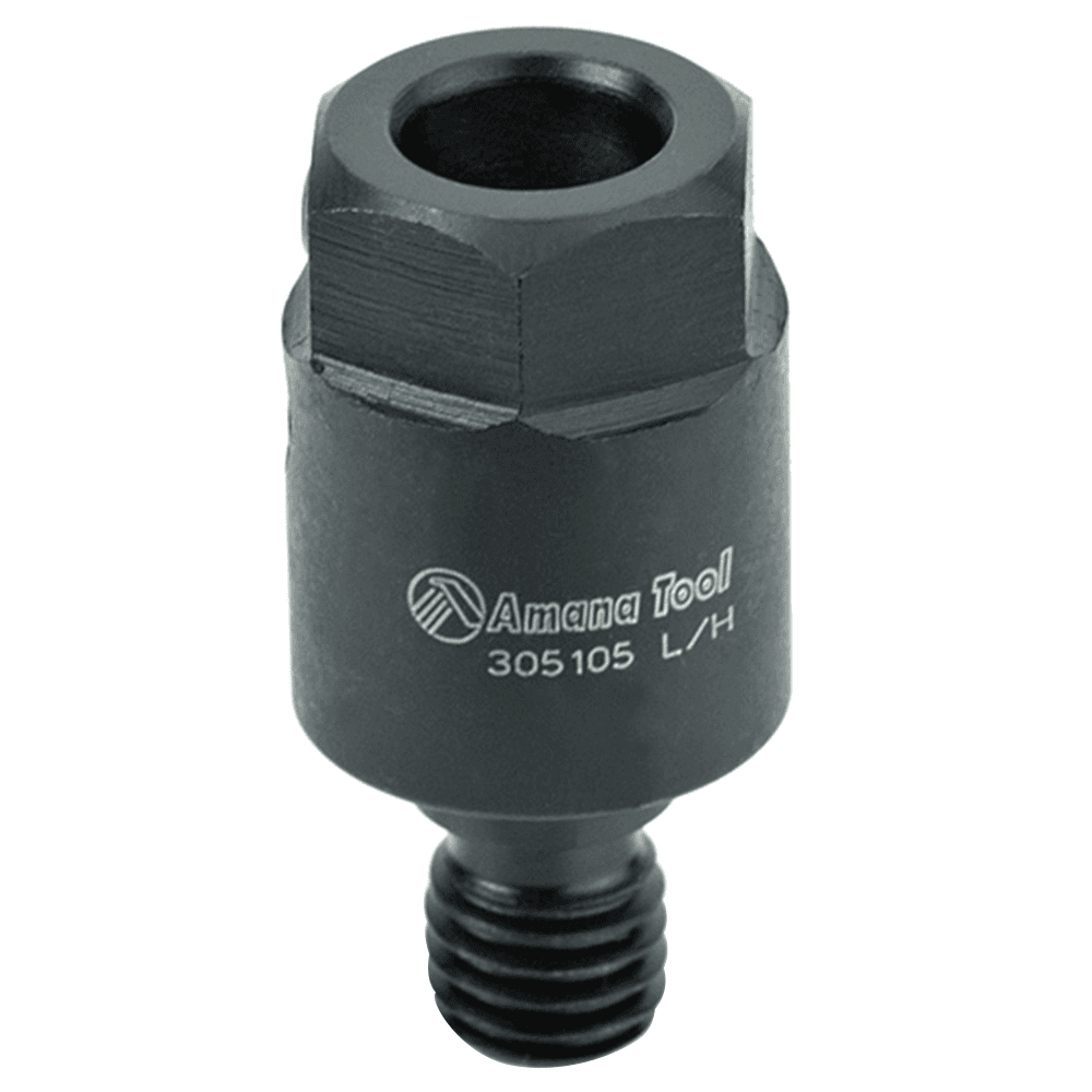 Amana 41mm Boring Machine Replacement Chuck for 10mm Shank, Left Hand - Application Example