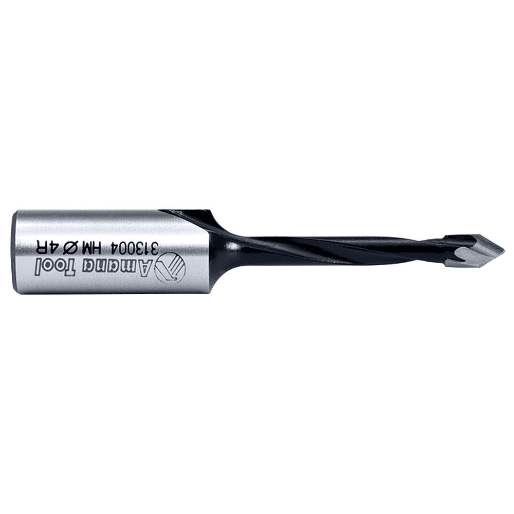 Amana Carbide Tip Dowel Drill with Reduced Friction