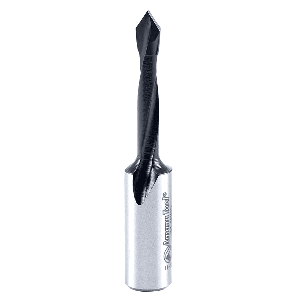 Amana 5mm x 57mm Through-Hole Boring Bit, Right Hand