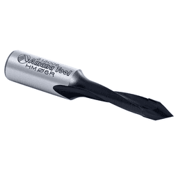 Amana Right Hand Dowel Drill Bit with Friction Reducing Coating for Smooth Drilling