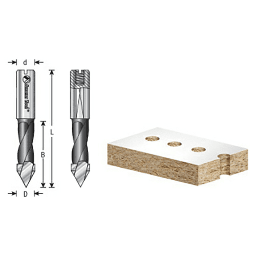 Long-Lasting Cutting Edge for Amana Dowel Drill Bit