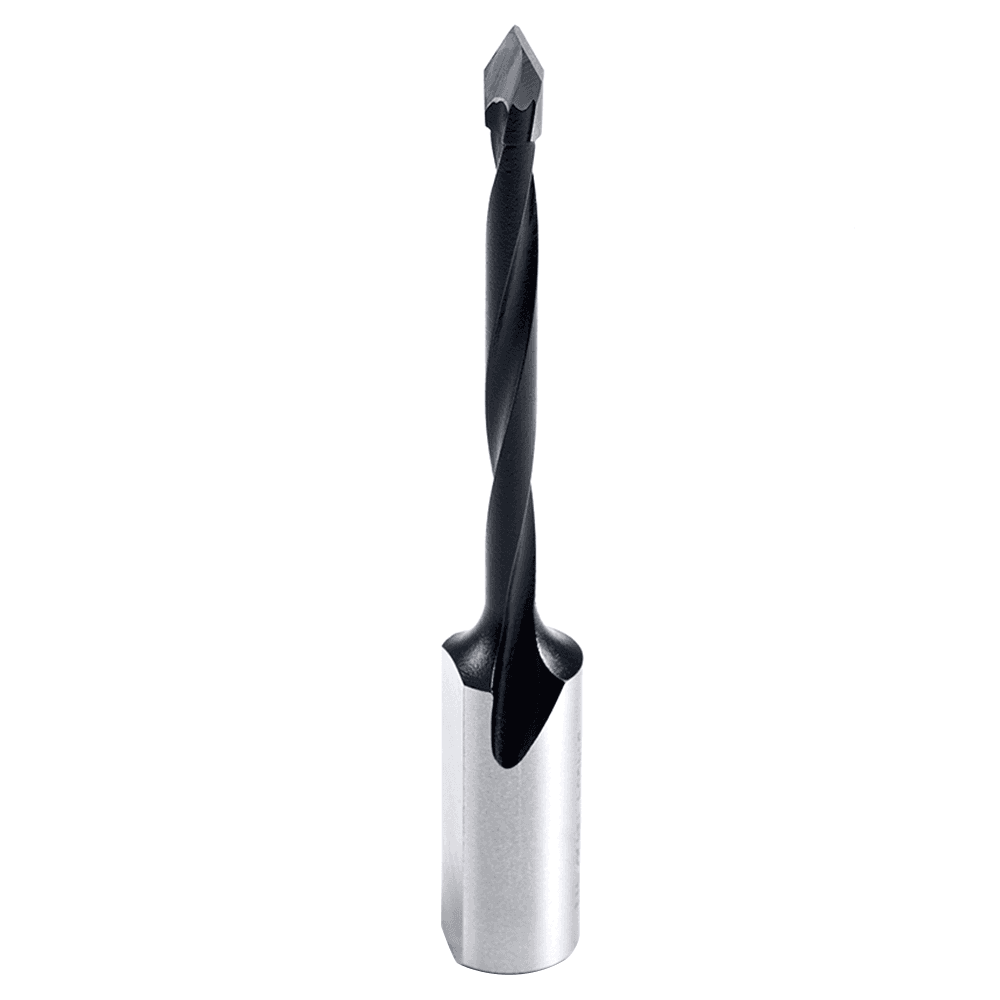 Amana 4mm x 70mm Through-Hole Boring Bit, Right Hand with PTFE Coating for Cooler Drilling Area and Longer Lasting Cutting Edge