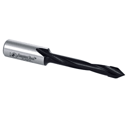 Amana Tool Dowel Drill with Reduced Friction and Longer Lasting Cutting Edge