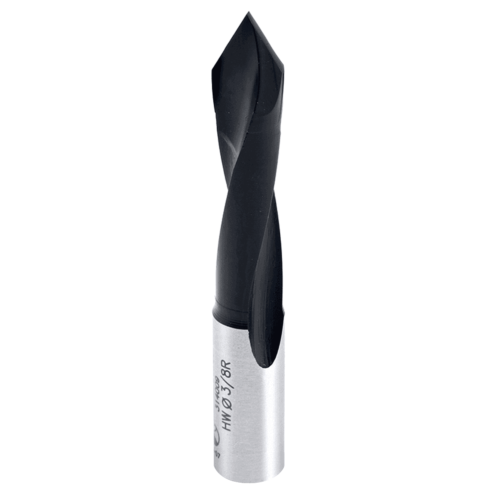 Amana 3/8" x 70mm Through-Hole Boring Bit, Right Hand - Coated at 570&#730; F