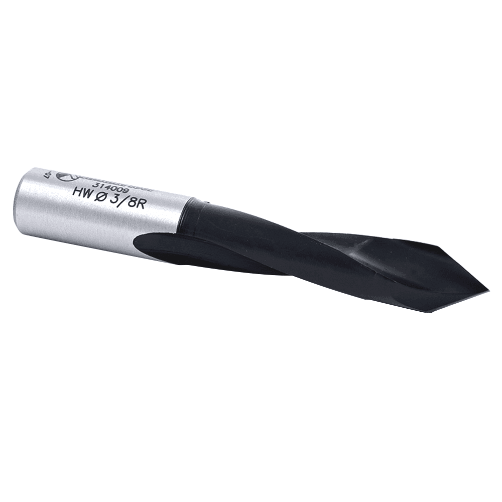 Amana 3/8" x 70mm Through-Hole Boring Bit, Right Hand - Coated with PTFE non-stick color coating