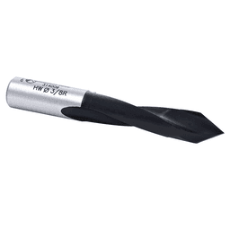 Amana 3/8" x 70mm Through-Hole Boring Bit, Right Hand - Coated with PTFE non-stick color coating