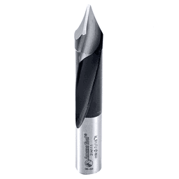 Amana Tool 7/16" x 70mm Through-Hole Boring Bit, Right Hand - Coated with PTFE for Longer Cutting Edge Life