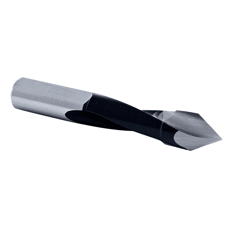 Industrial Through-Hole V-Point Boring Bit with Non-Stick Coating for Cooler Drilling
