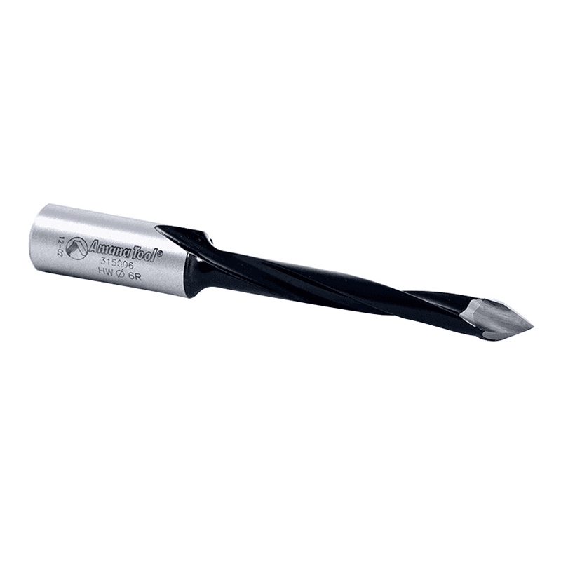 Industrial Through-Hole with V-Point Boring Bit for cooler drilling with no burning and longer cutting edge life