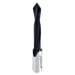 Amana 8mm x 77mm Through-Hole Boring Bit, Right Hand - Coated with Non-Stick PTFE