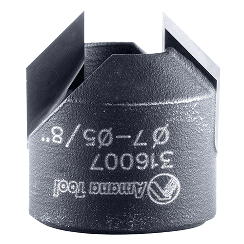 Carbide tipped countersink bit for drilling and countersinking in one pass