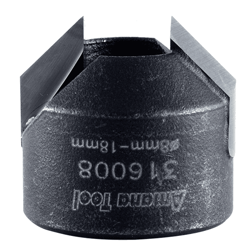 18mm carbide countersink bit for use with 10mm shank boring bits