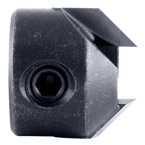 Carbide tipped countersink bit for one-pass screw drilling and countersinking