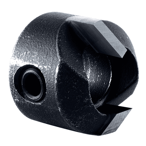 Carbide tipped countersink bit for drilling and countersinking screws in one pass