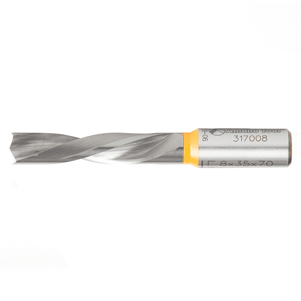 Left Hand Brad Point Dowel Drill Boring Bit - 35mm Cutting Height