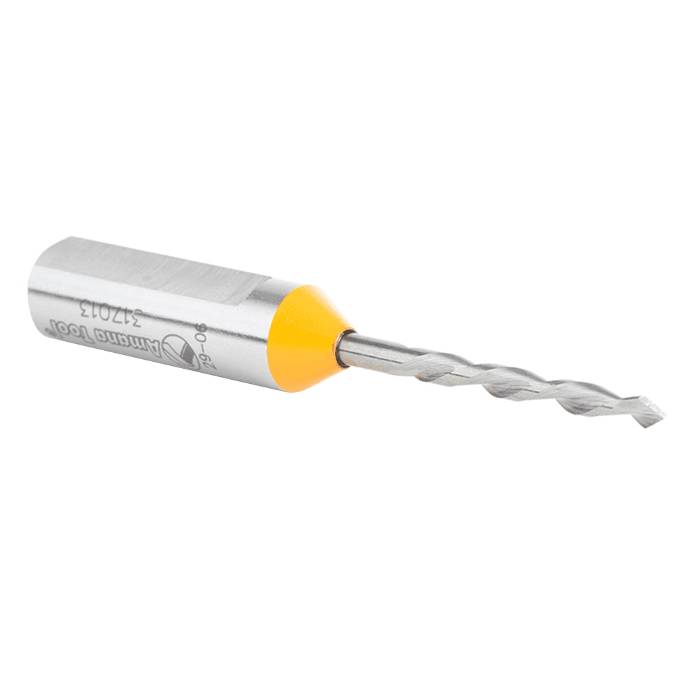 Solid Carbide Grade Cutting Flute Dowel Drill Boring Bit - Left Hand